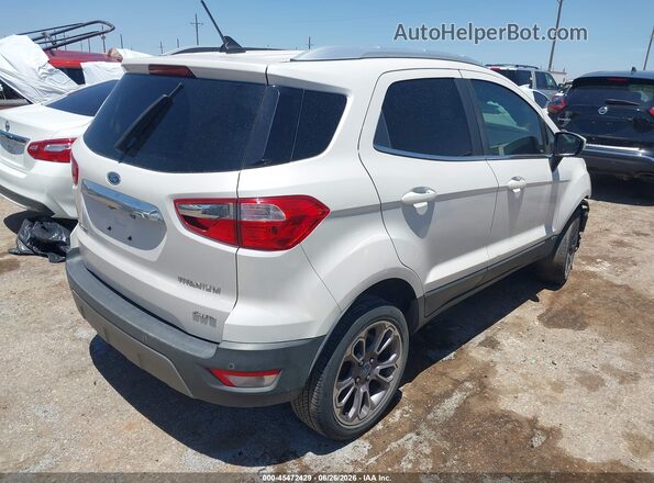 MAJ6S3KL8KC309865 2019 FORD ECOSPORT White Tył prawy