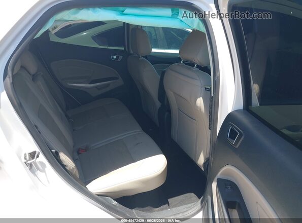 MAJ6S3KL8KC309865 2019 FORD ECOSPORT White Widok naklejki z numerem VIN