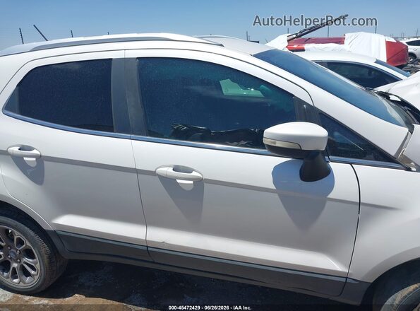 MAJ6S3KL8KC309865 2019 FORD ECOSPORT White Widok wnętrza 360 stopni