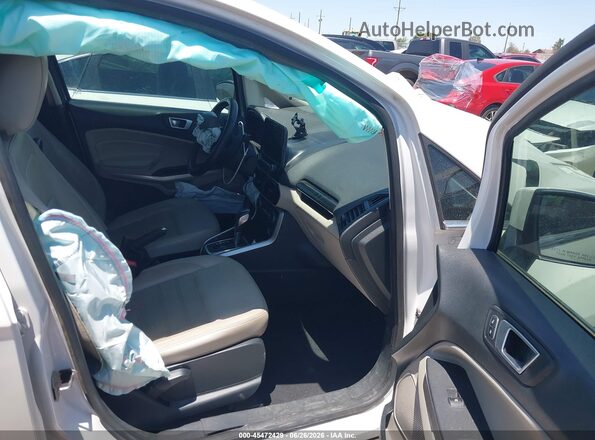 MAJ6S3KL8KC309865 2019 FORD ECOSPORT White Widok wnętrza z przodu