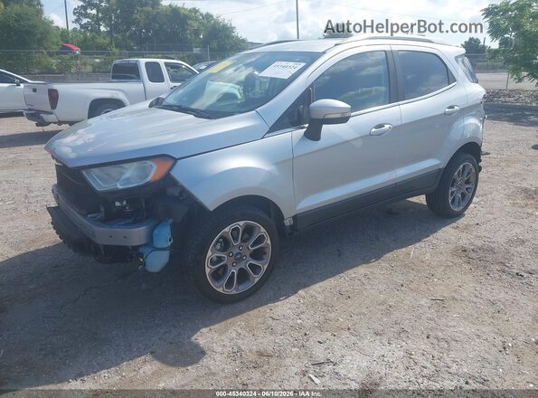 MAJ6S3KL9KC293904 2019 FORD ECOSPORT Silver Vista tres cuartos delantera izquierda