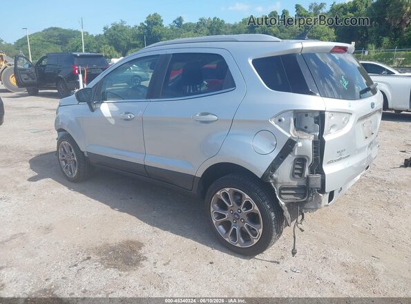 MAJ6S3KL9KC293904 2019 FORD ECOSPORT Silver Trasero izquierdo