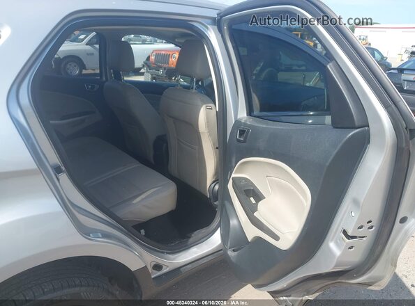 MAJ6S3KL9KC293904 2019 FORD ECOSPORT Silver Vista de la etiqueta del VIN