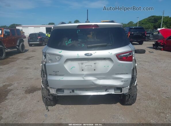 MAJ6S3KL9KC293904 2019 FORD ECOSPORT Silver 