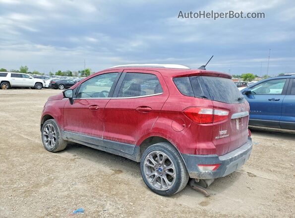 MAJ6S3KLXKC252181 2019 FORD ECOSPORT Red უკანა მარცხენა
