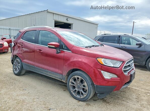 MAJ6S3KLXKC252181 2019 FORD ECOSPORT Red წინა მარჯვენა