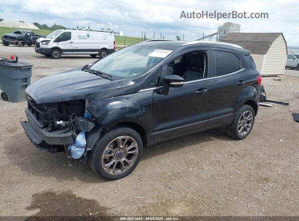 MAJ6S3KLXKC271118 2019 FORD ECOSPORT Black Przód lewy