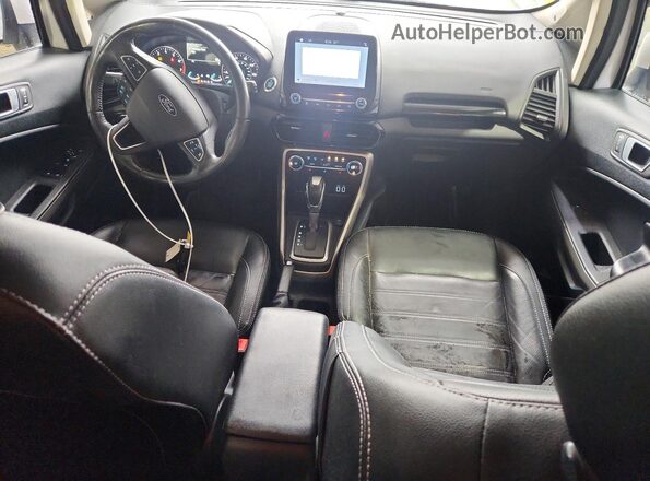 MAJ6S3KLXKC280000 2019 FORD ECOSPORT White Առջևի վահանակի տեսք