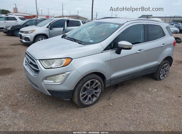 MAJ6S3KLXLC346370 2020 FORD ECOSPORT Silver წინა მარცხენა ხედი სამი მეოთხედიდან