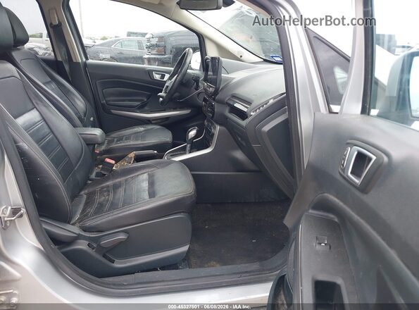 MAJ6S3KLXLC346370 2020 FORD ECOSPORT Silver წინა სალონის ხედი