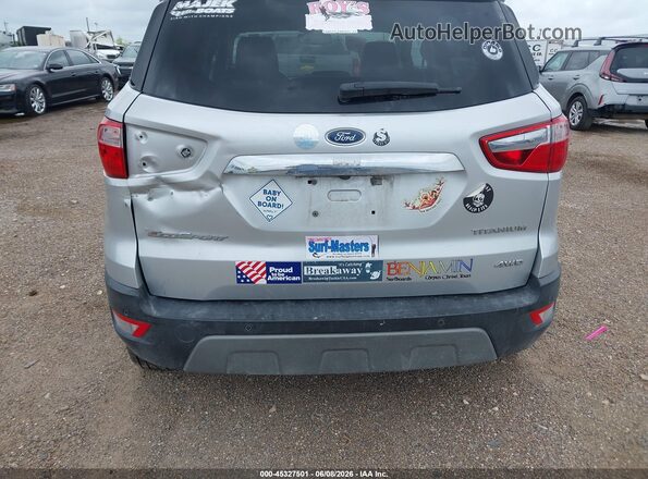 MAJ6S3KLXLC346370 2020 FORD ECOSPORT Silver წინა ხედი