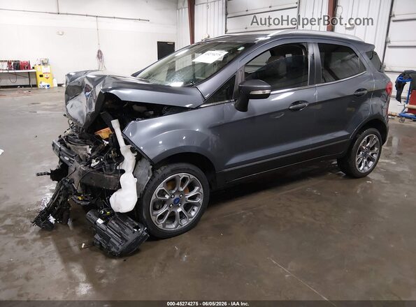 MAJ6S3KLXMC412921 2021 FORD ECOSPORT Gray Przód lewy