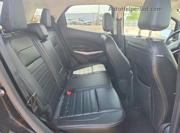 MAJ6S3KLXMC425748 2021 FORD ECOSPORT Black Widok wnętrza z tyłu