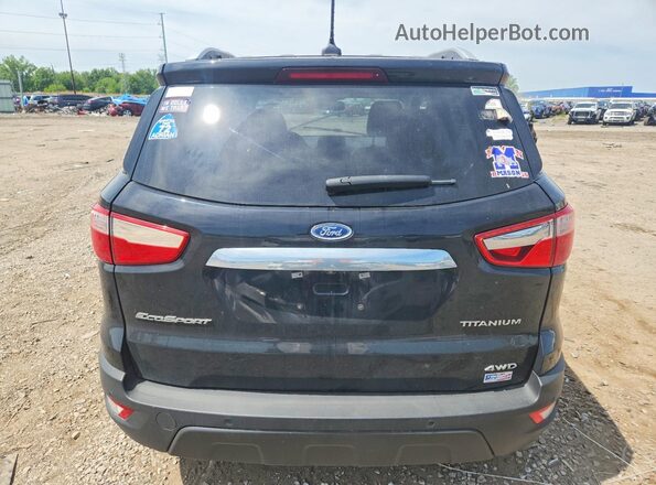 MAJ6S3KLXMC425748 2021 FORD ECOSPORT Black Widok z tyłu