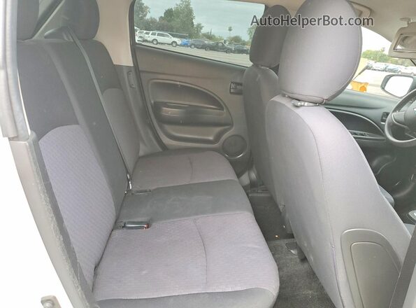 ML32A3HJ0HH004019 2017 MITSUBISHI MIRAGE White Rear seats view