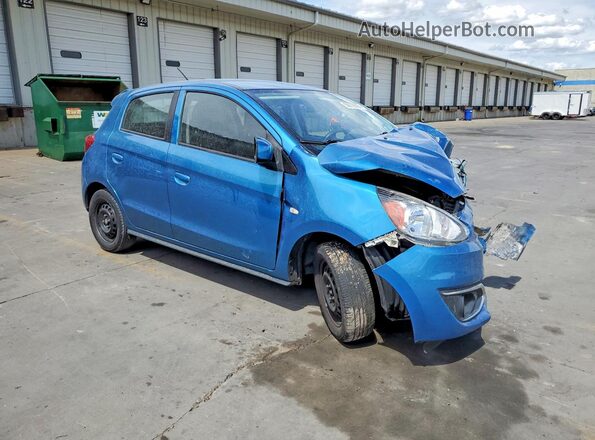 ML32A3HJ0KH013021 2019 MITSUBISHI MIRAGE Blue 