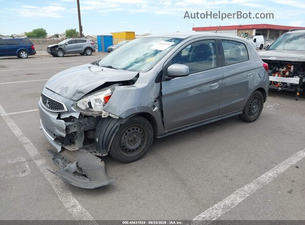 ML32A3HJ1LH003535 2020 MITSUBISHI MIRAGE Gray Առջևի ձախ երեք քառորդ տեսարան