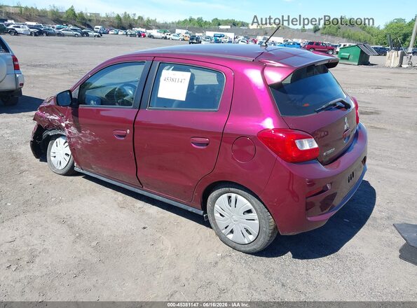 ML32A3HJ2HH009609 2017 MITSUBISHI MIRAGE Purple Tył lewy