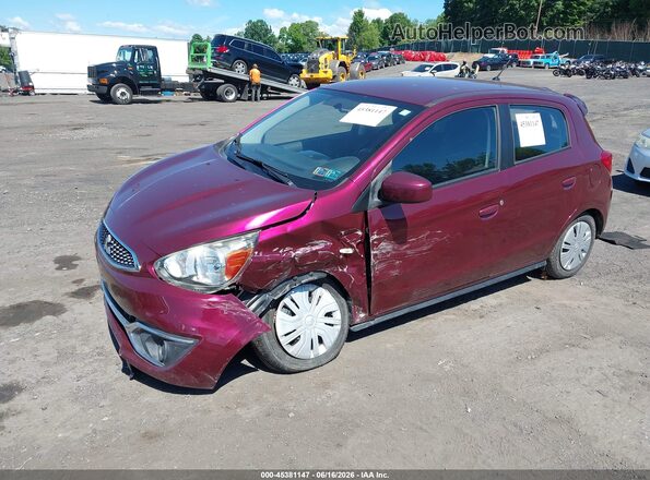 ML32A3HJ2HH009609 2017 MITSUBISHI MIRAGE Purple Przód lewy