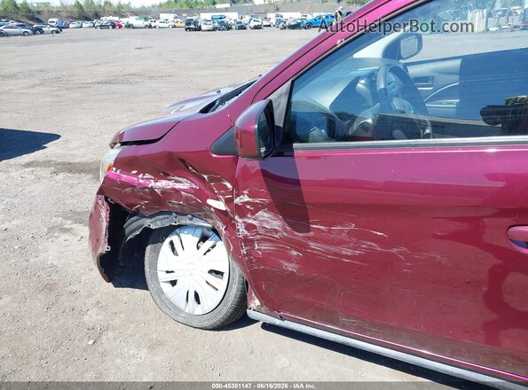 ML32A3HJ2HH009609 2017 MITSUBISHI MIRAGE Purple Widok z przodu