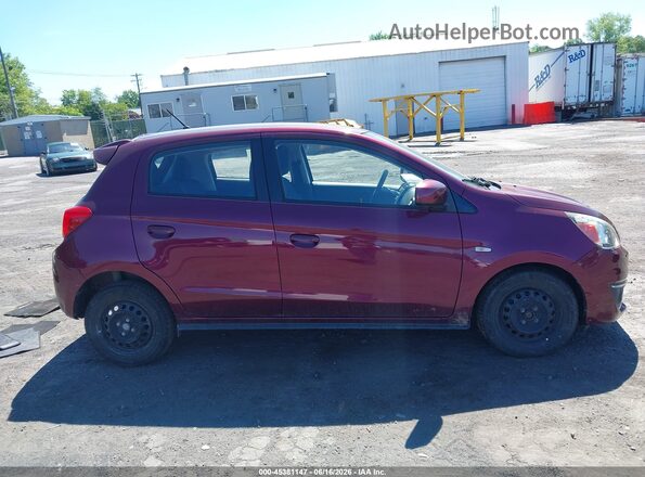 ML32A3HJ2HH009609 2017 MITSUBISHI MIRAGE Purple Widok wnętrza z tyłu