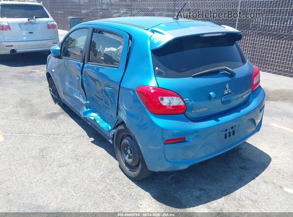 ML32A3HJ2JH003024 2018 MITSUBISHI MIRAGE Blue Rear left