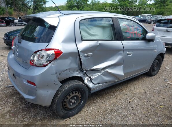 ML32A3HJ2KH000495 2019 MITSUBISHI MIRAGE Silver Tył prawy