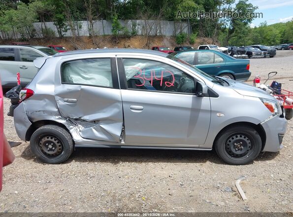 ML32A3HJ2KH000495 2019 MITSUBISHI MIRAGE Silver Widok wnętrza z tyłu