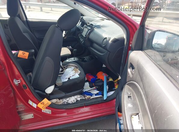 ML32A3HJ3KH011585 2019 MITSUBISHI MIRAGE Red Widok wnętrza z przodu