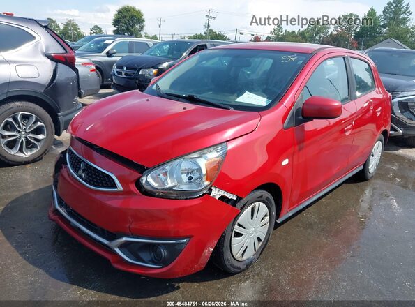 ML32A3HJ3KH011585 2019 MITSUBISHI MIRAGE Red Przód lewy
