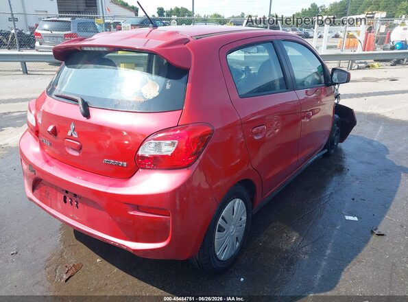 ML32A3HJ3KH011585 2019 MITSUBISHI MIRAGE Red Tył prawy