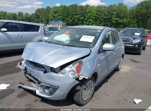 ML32A3HJ3LH004606 2020 MITSUBISHI MIRAGE Silver წინა მარცხენა ხედი სამი მეოთხედიდან