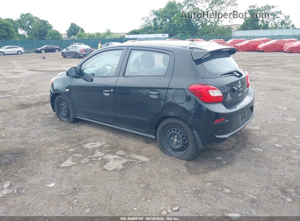 ML32A3HJ4KH002801 2019 MITSUBISHI MIRAGE Black Rear left