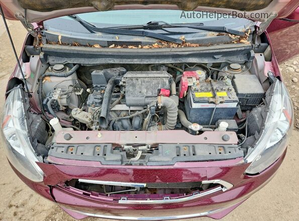 ML32A3HJ6JH005147 2018 MITSUBISHI MIRAGE Purple Vista interior trasera
