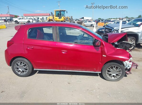 ML32A3HJ7HH015793 2017 MITSUBISHI MIRAGE Red უკანა სალონის ხედი