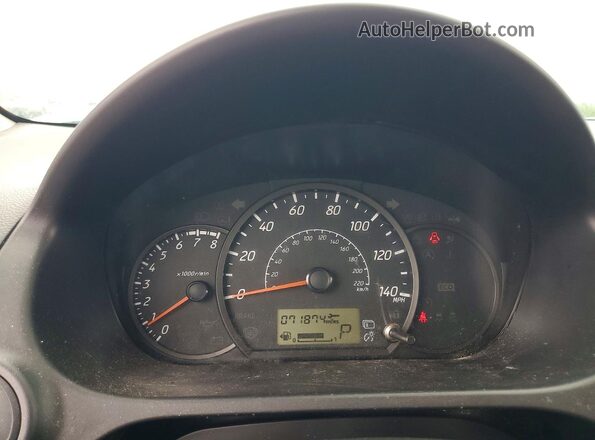 ML32A3HJ7KH007507 2019 MITSUBISHI MIRAGE Blue Vista del cuadro de instrumentos