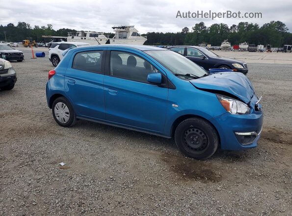 ML32A3HJ7KH007507 2019 MITSUBISHI MIRAGE Blue Delantero derecho