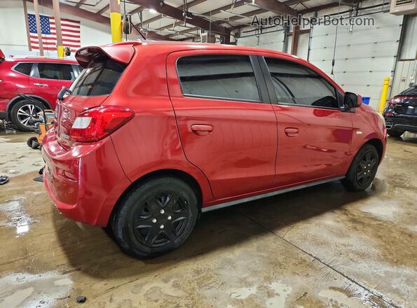 ML32A3HJ8HH008755 2017 MITSUBISHI MIRAGE Red Задня права чверть