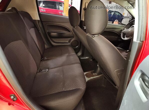 ML32A3HJ8HH008755 2017 MITSUBISHI MIRAGE Red Вид задніх сидінь