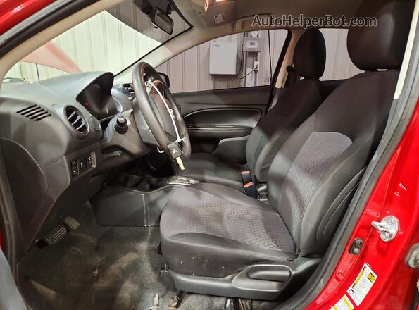 ML32A3HJ8HH008755 2017 MITSUBISHI MIRAGE Red Вид салону спереду