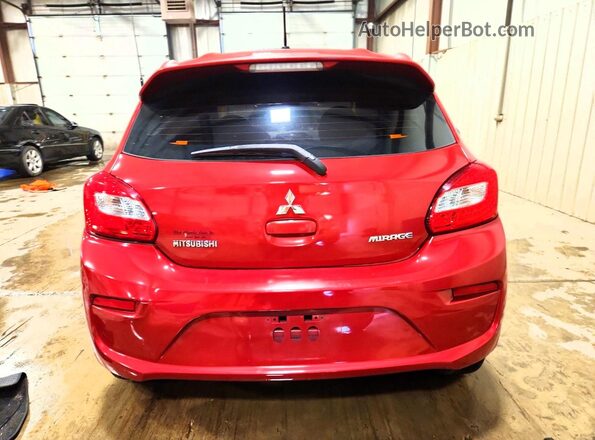 ML32A3HJ8HH008755 2017 MITSUBISHI MIRAGE Red Вид ззаду
