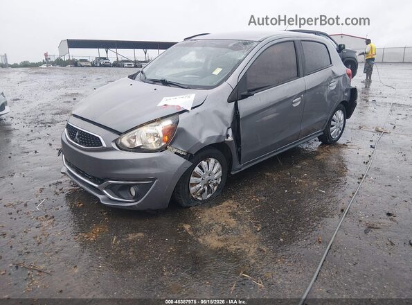 ML32A3HJ8JH011676 2018 MITSUBISHI MIRAGE Gray წინა მარცხენა ხედი სამი მეოთხედიდან