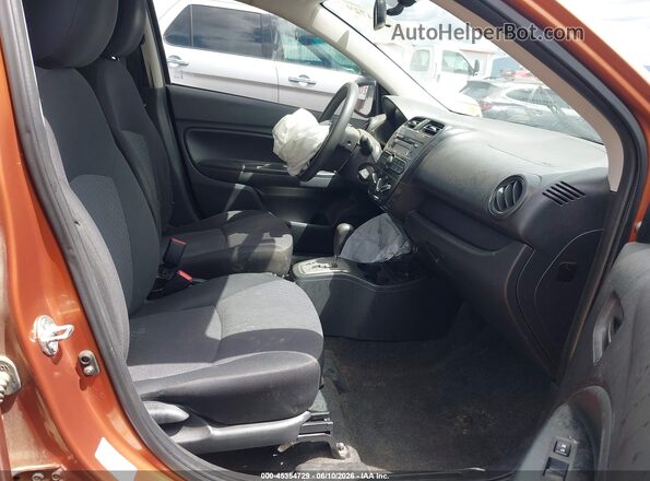 ML32A3HJ9HH008389 2017 MITSUBISHI MIRAGE Orange წინა სალონის ხედი