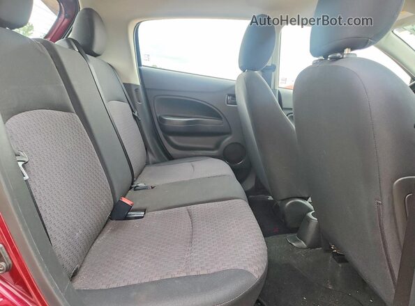 ML32A3HJ9HH011034 2017 MITSUBISHI MIRAGE Maroon უკანა სავარძლების ხედი