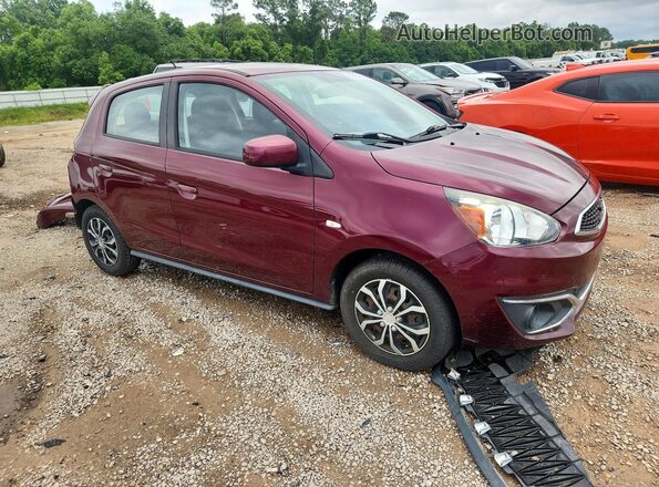 ML32A3HJ9HH011034 2017 MITSUBISHI MIRAGE Maroon წინა მარჯვენა