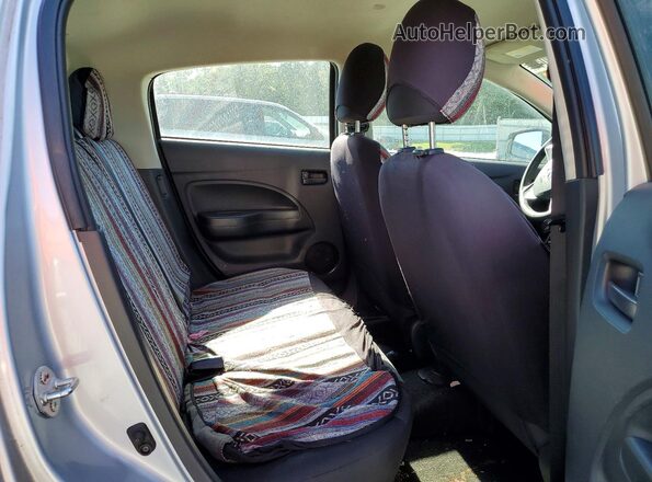 ML32A3HJ9HH021465 2017 MITSUBISHI MIRAGE Silver Вид задніх сидінь