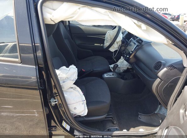 ML32A3HJ9KH013650 2019 MITSUBISHI MIRAGE Black წინა სალონის ხედი