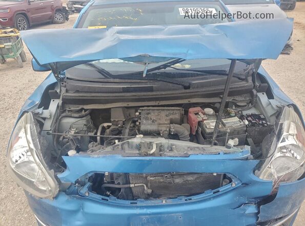 ML32A3HJ9LH009499 2020 MITSUBISHI MIRAGE Синий Вид задней части салона