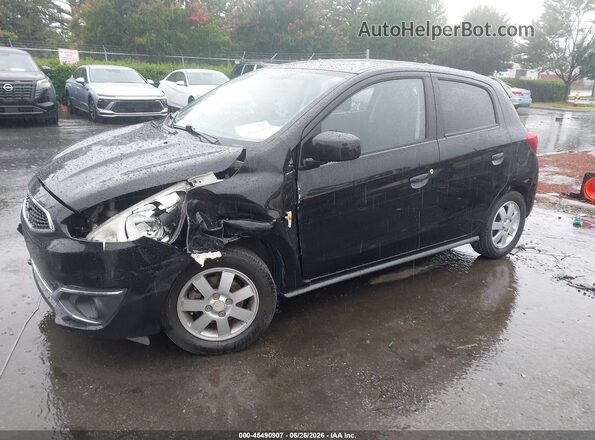 ML32A3HJXHH016906 2017 MITSUBISHI MIRAGE Черный Передняя левая четверть