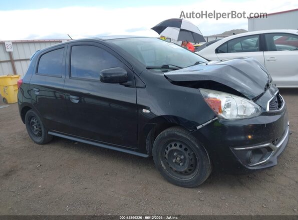 ML32A3HJXHH016971 2017 MITSUBISHI MIRAGE Black Вид задньої частини салону